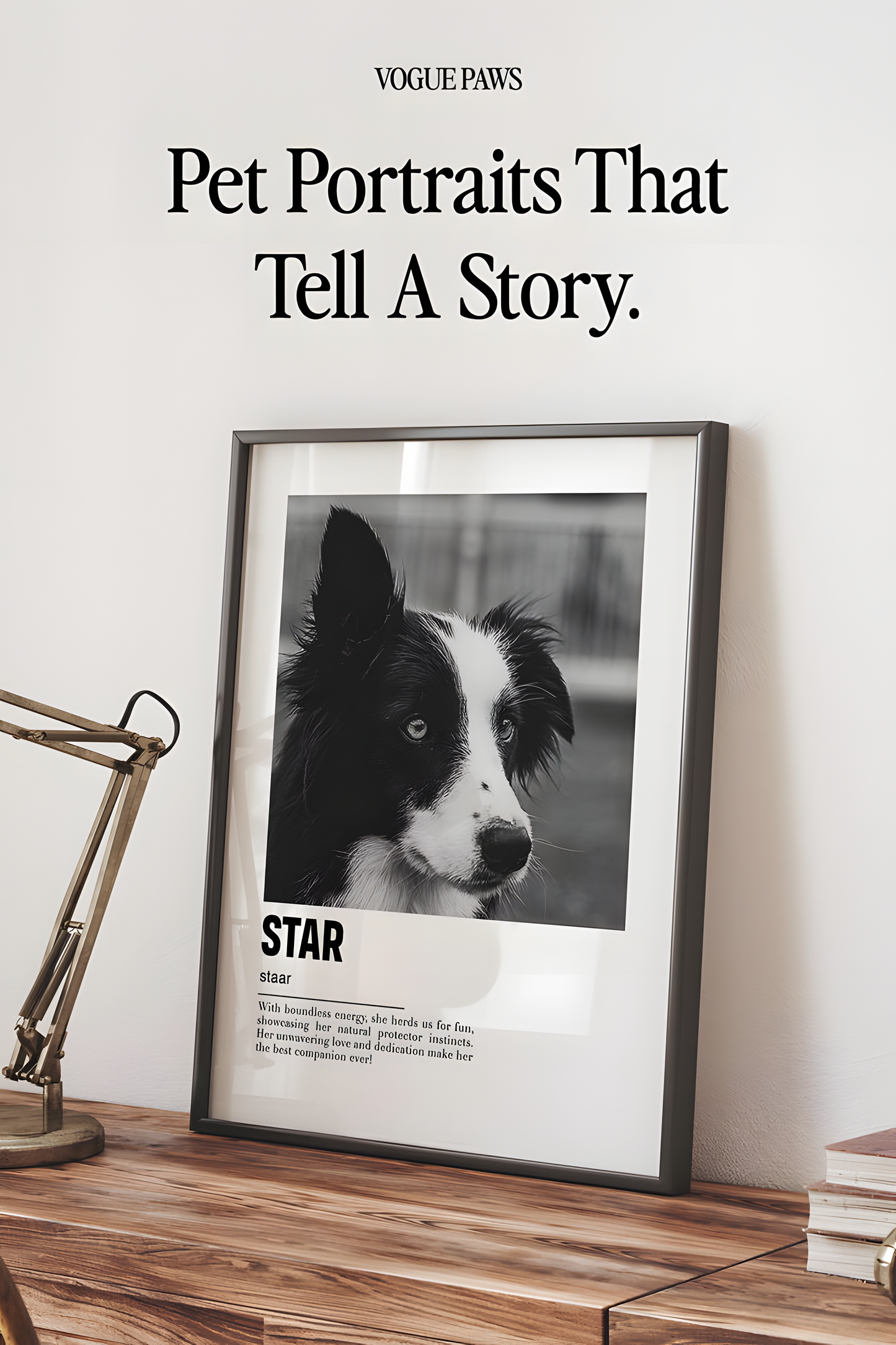 Framed Pet Portrait